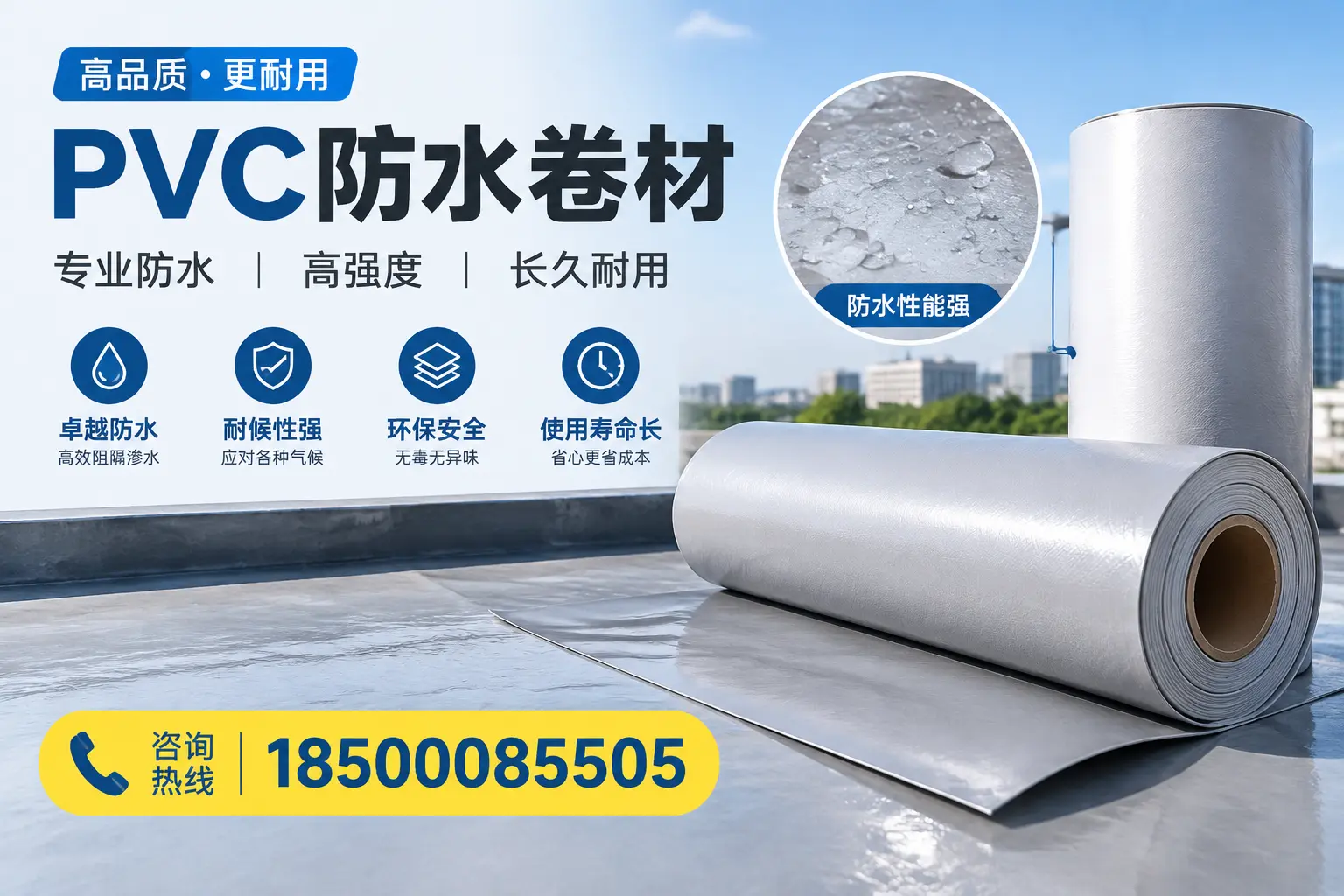 PVC防水卷材的安装方法与注意事项,昆玉用户必看