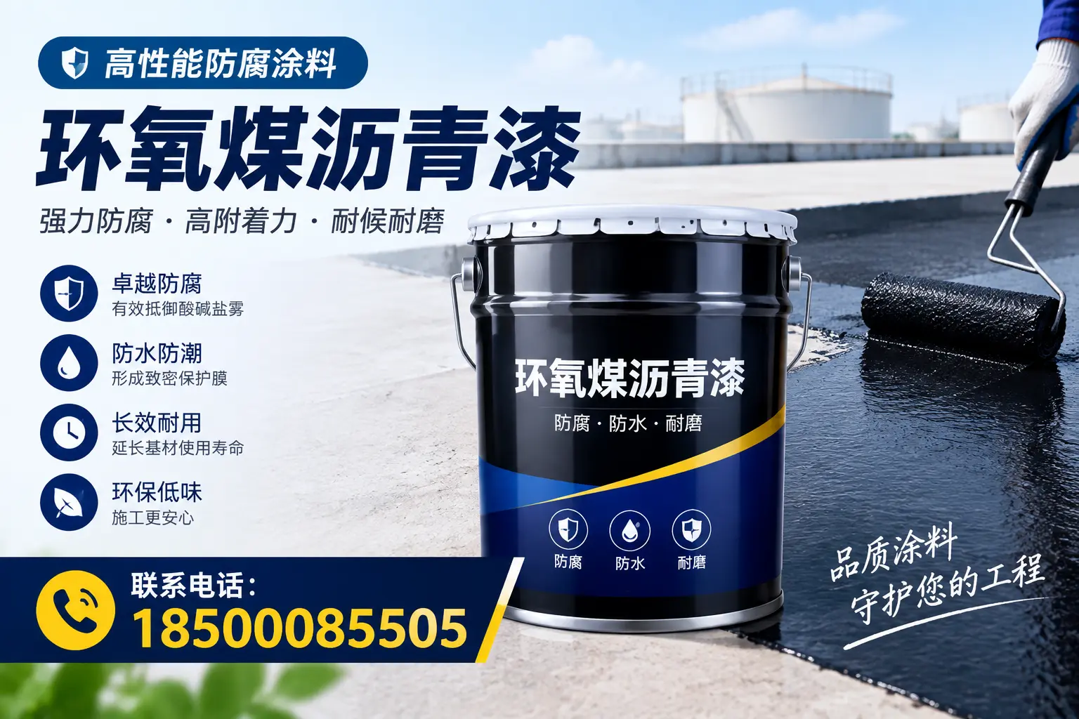 环氧煤沥青漆与水性涂料的比较,适合白杨的选择